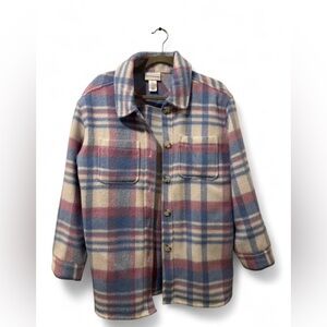Alfred Dunner Plaid Jacket - Blue, Pink, Cream